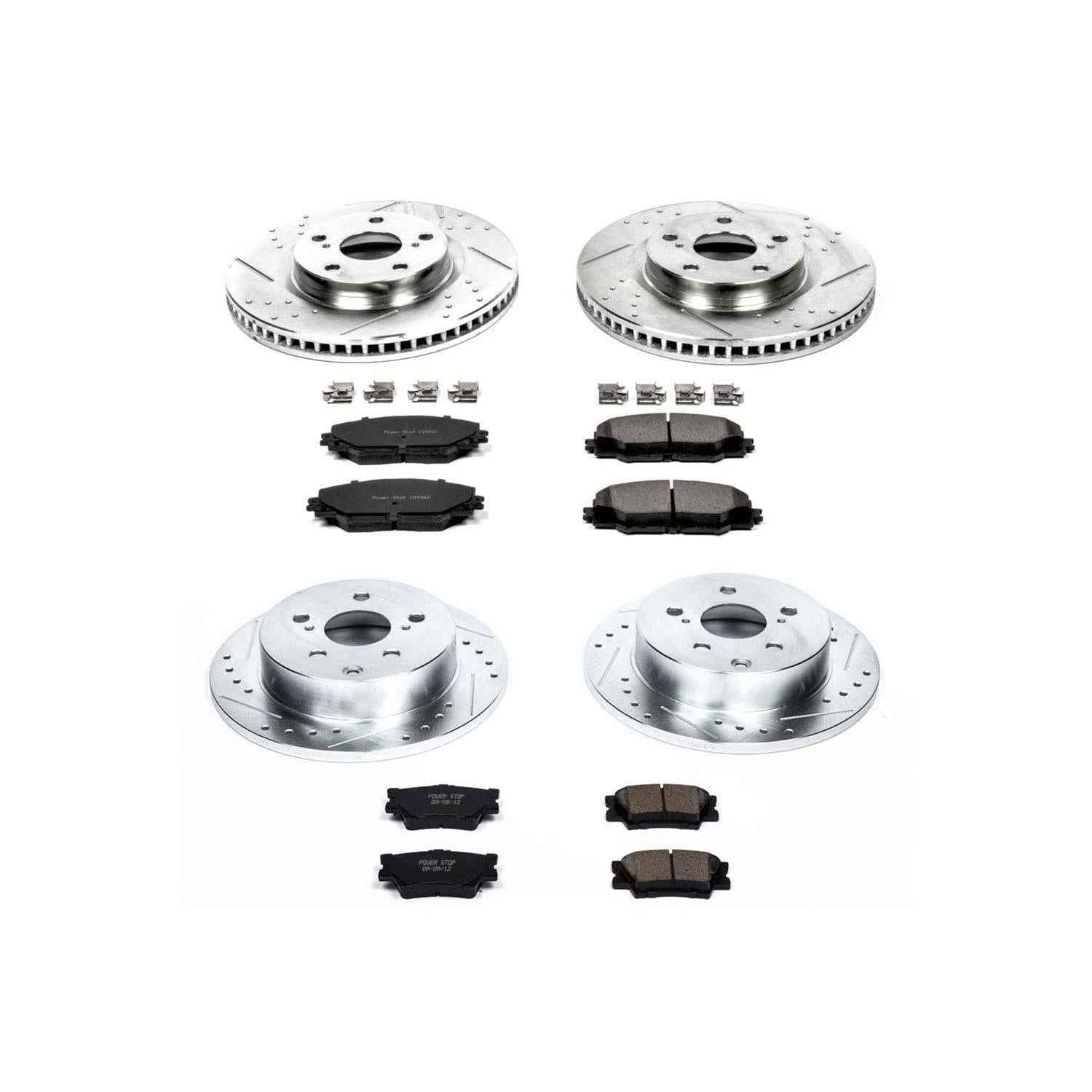 PowerStop Z23 Evolution Sport Brake Upgrade Kits for 2006-2018 RAV4 - K4101