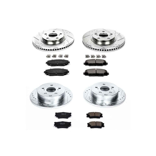 PowerStop Z23 Evolution Sport Brake Upgrade Kits for 2006-2018 RAV4 - K4101 PowerStop Autoparts