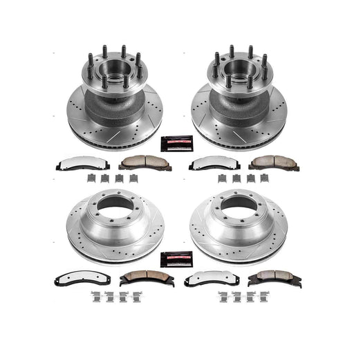 PowerStop Z36 Truck and Tow Brake Upgrade Kits for 2008-2025 E-350 SUPER DUTY, 2017-2018 E-450 SUPER DUTY - K4132-36 PowerStop Autoparts