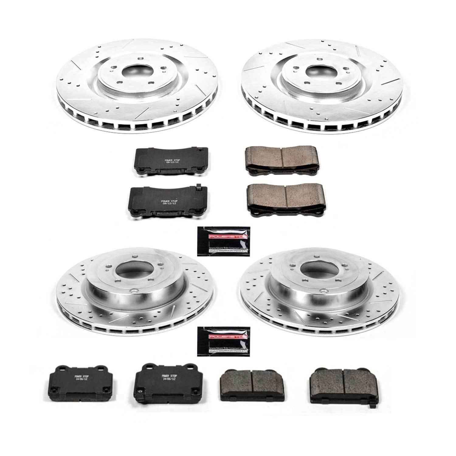 PowerStop Z23 Evolution Sport Brake Upgrade Kits for 2008-2015 LANCER - K4145