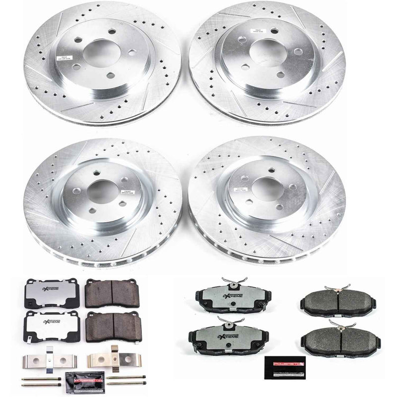 PowerStop Z26 Street Warrior Brake Upgrade Kits for 2011-2014 MUSTANG - K4148-26 PowerStop Autoparts