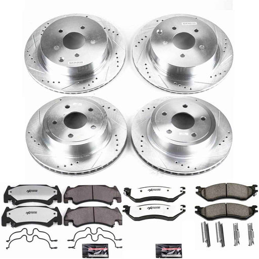 PowerStop Z36 Truck and Tow Brake Upgrade Kits for 2005-2006 RAM 1500 - K4386-36 PowerStop Autoparts