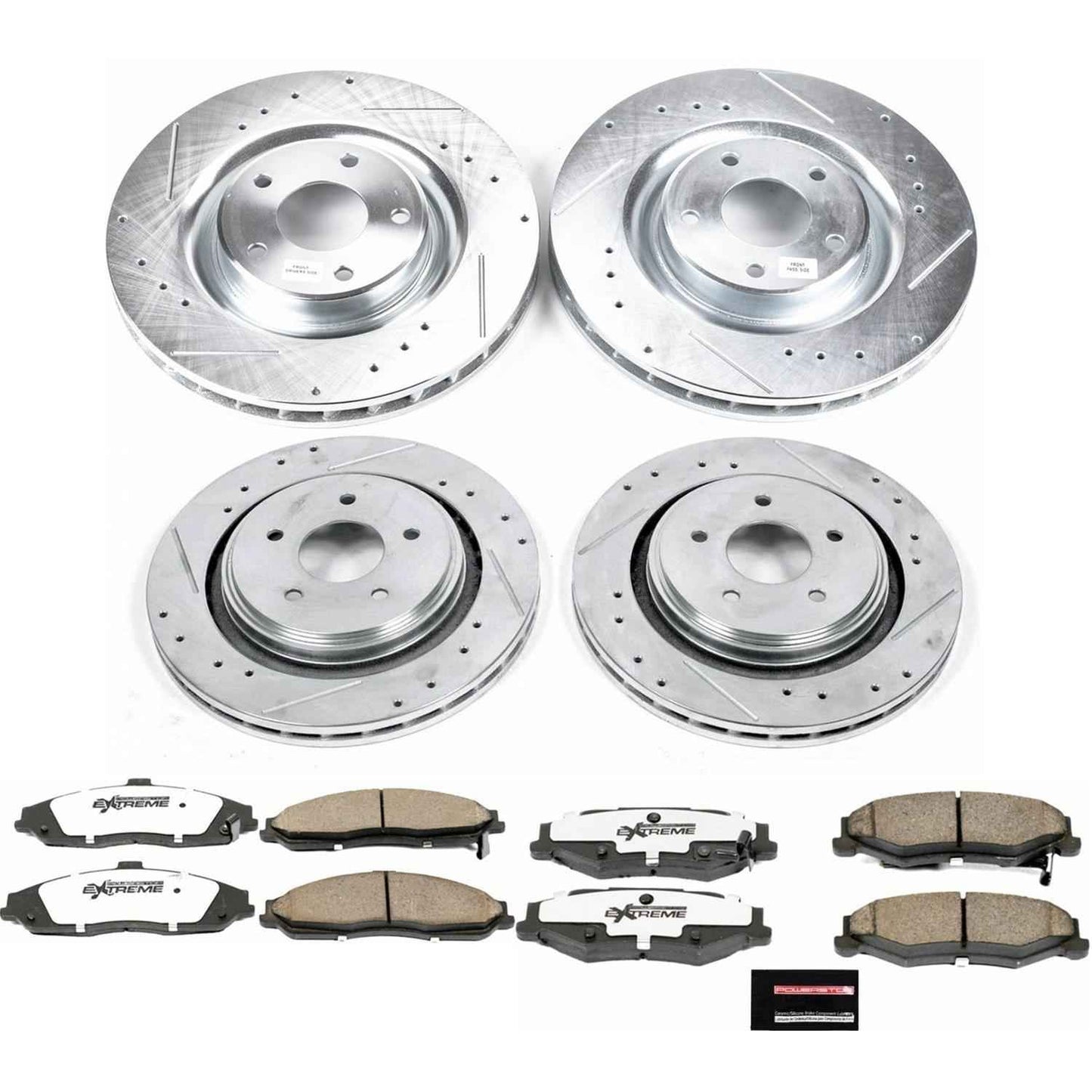PowerStop Z26 Street Warrior Brake Upgrade Kits for 2005-2013 CORVETTE, 2006-2009 XLR - K4400-26