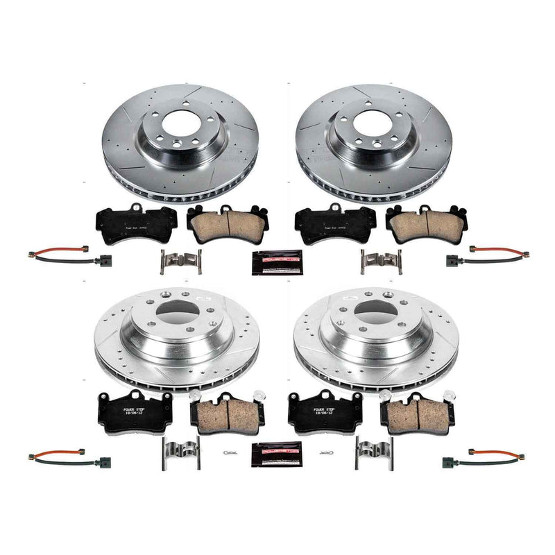 PowerStop Z23 Evolution Sport Brake Upgrade Kits for 2003-2010 CAYENNE, 2007-2015 Q7, 2004-2008 TOUAREG - K4500 PowerStop Autoparts