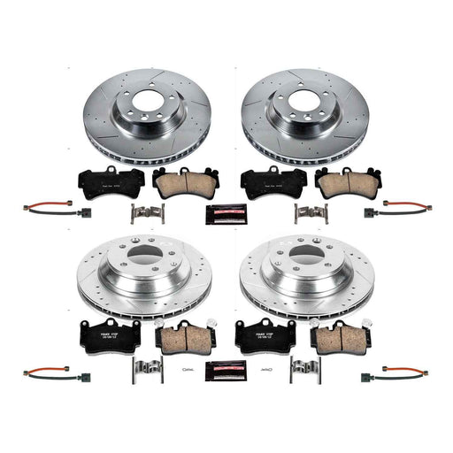 PowerStop Z23 Evolution Sport Brake Upgrade Kits for 2003-2010 CAYENNE, 2007-2015 Q7, 2004-2008 TOUAREG - K4500 PowerStop Autoparts