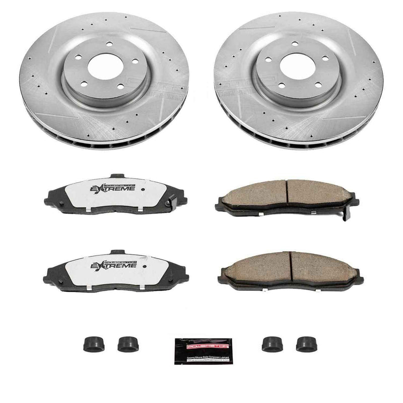 PowerStop Z26 Street Warrior Brake Upgrade Kits for 2005-2013 CORVETTE, 2006-2009 XLR - K5158-26 PowerStop Autoparts