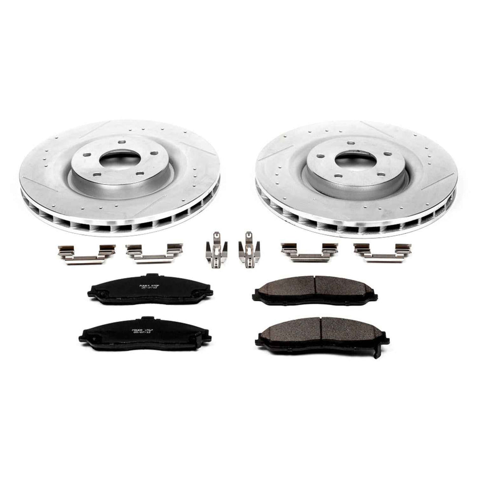 PowerStop Z23 Evolution Sport Brake Upgrade Kits for 2005-2013 CORVETTE, 2006-2009 XLR - K5158