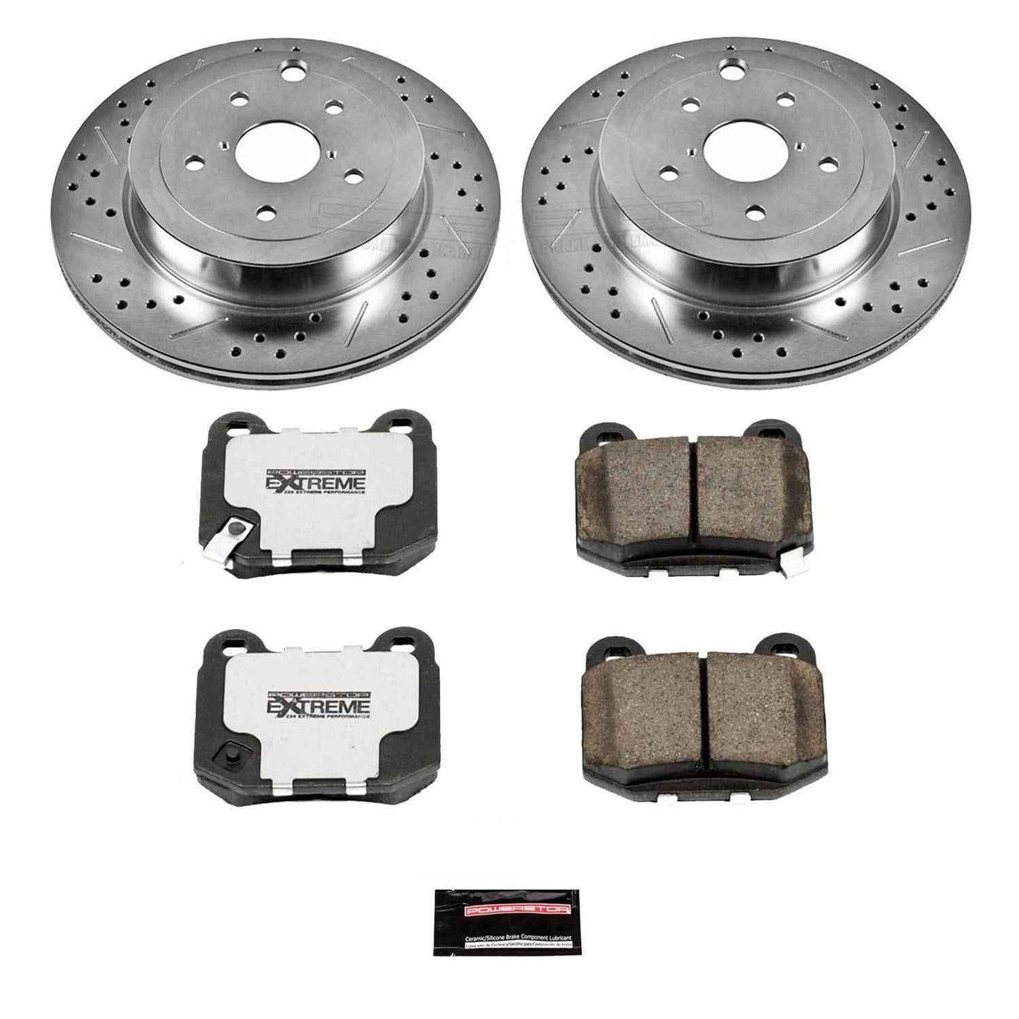 PowerStop Z26 Street Warrior Brake Upgrade Kits for 2008-2014 IMPREZA, 2020 WRX, 2015-2017 WRX STI - K5305-26