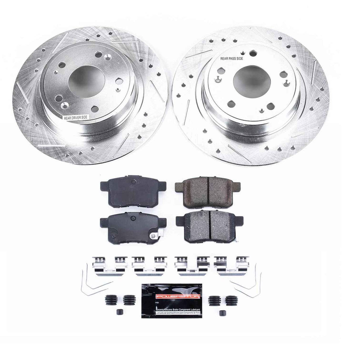 PowerStop Z23 Evolution Sport Brake Upgrade Kits for 2011-2017 ACCORD, 2011-2014 TSX - K5368