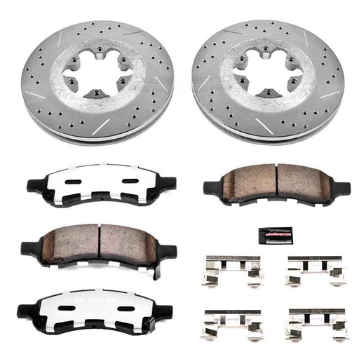 PowerStop Z36 Truck and Tow Brake Upgrade Kits for 2009-2012 CANYON, COLORADO - K5405-36 PowerStop Autoparts