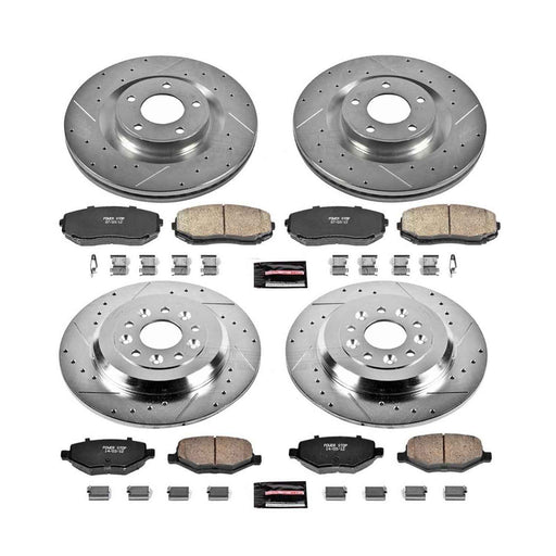 PowerStop Z23 Evolution Sport Brake Upgrade Kits for 2011-2012 EDGE, MKX - K5452 PowerStop Autoparts