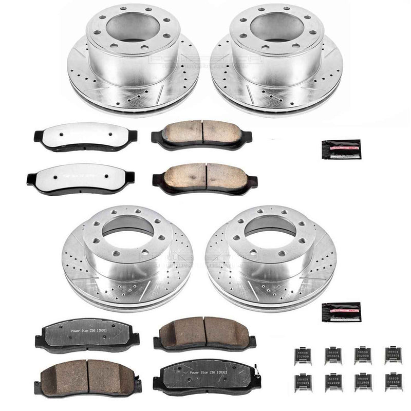 PowerStop Z36 Truck and Tow Brake Upgrade Kits for 2009-2010 F-250 SUPER DUTY - K5459-36 PowerStop Autoparts