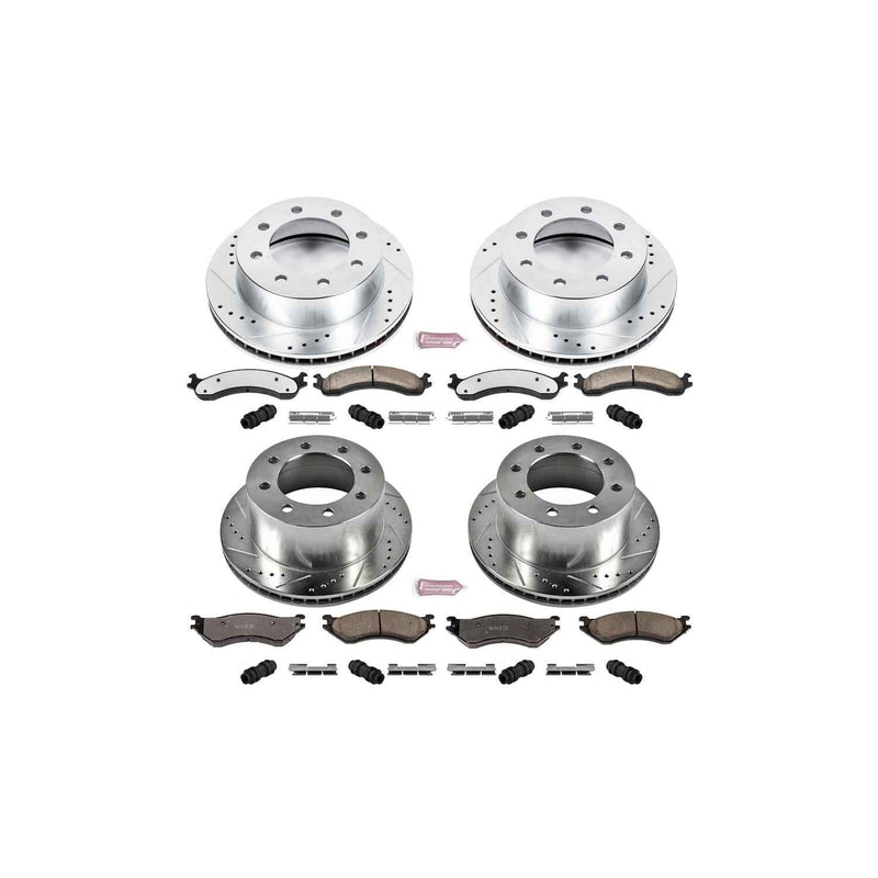PowerStop Z36 Truck and Tow Brake Upgrade Kits for 2001-2002 RAM 2500, RAM 3500 - K5466-36 PowerStop Autoparts