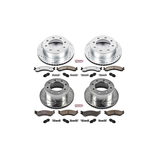PowerStop Z36 Truck and Tow Brake Upgrade Kits for 2001-2002 RAM 2500, RAM 3500 - K5466-36 PowerStop Autoparts