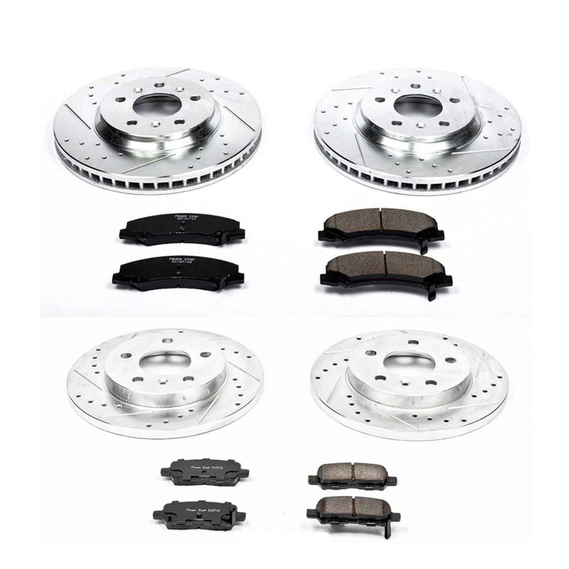 PowerStop Z23 Evolution Sport Brake Upgrade Kits for 2011-2013 IMPALA, 2014-2016 IMPALA LIMITED - K5504 PowerStop Autoparts