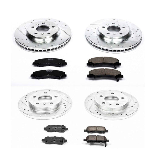 PowerStop Z23 Evolution Sport Brake Upgrade Kits for 2011-2013 IMPALA, 2014-2016 IMPALA LIMITED - K5504 PowerStop Autoparts