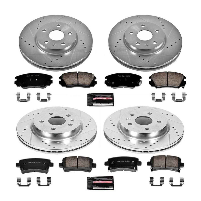 PowerStop Z23 Evolution Sport Brake Upgrade Kits K5515 PowerStop Autoparts