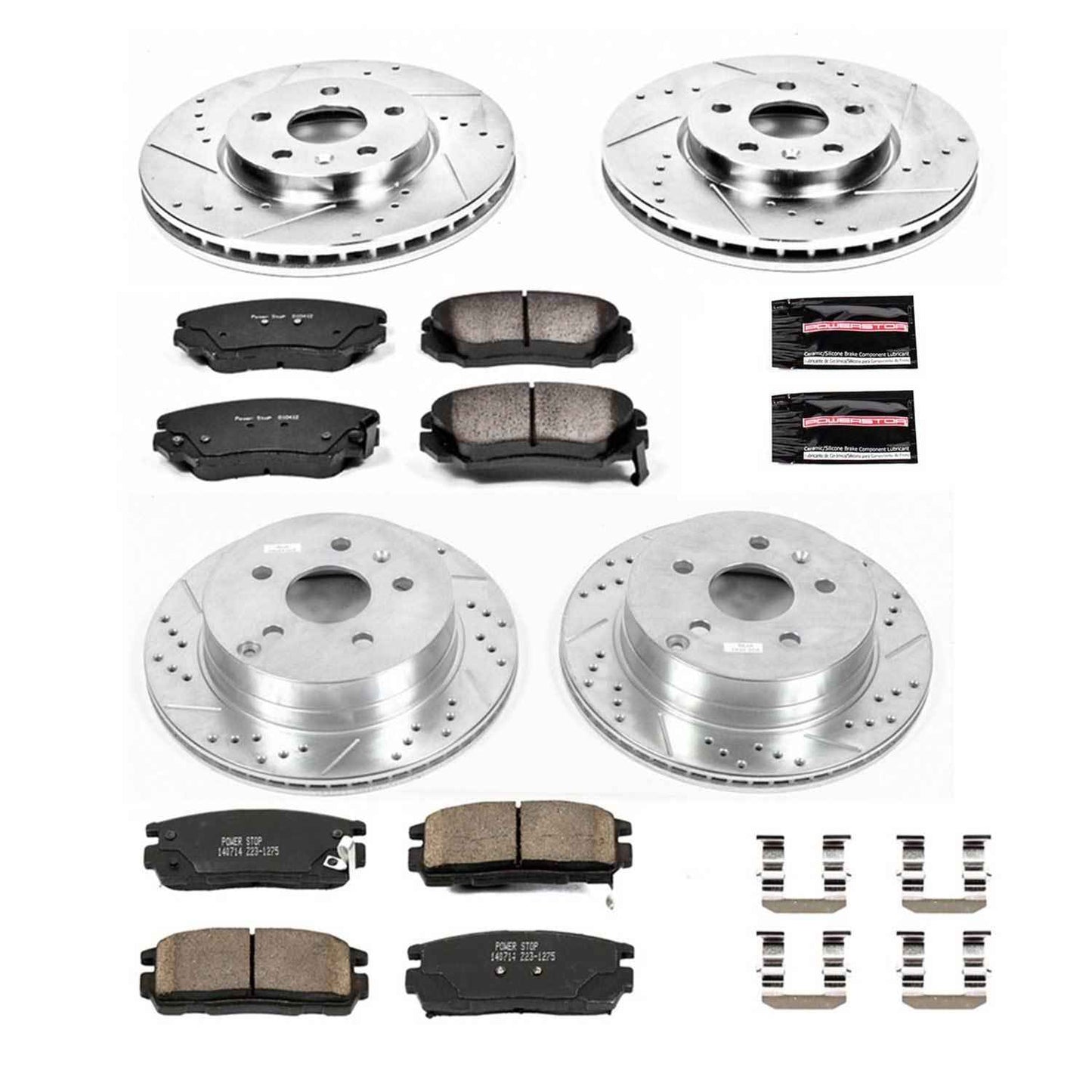 PowerStop Z23 Evolution Sport Brake Upgrade Kits for 2010-2017 EQUINOX, TERRAIN - K5516