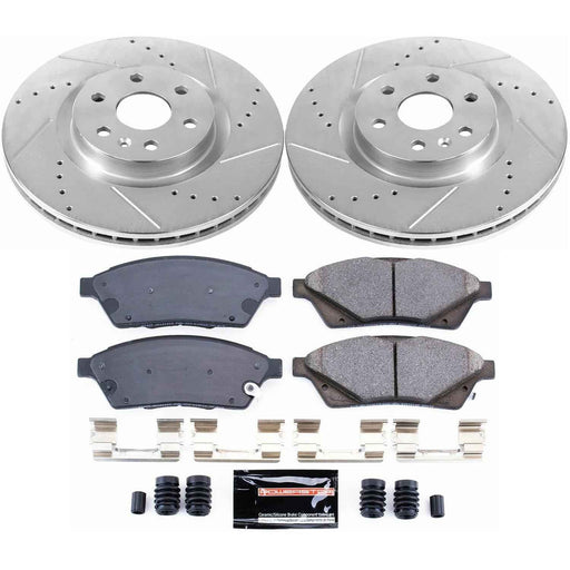 PowerStop Z23 Evolution Sport Brake Upgrade Kits for 2011 9-4X, 2010-2016 SRX - K5545 PowerStop Autoparts