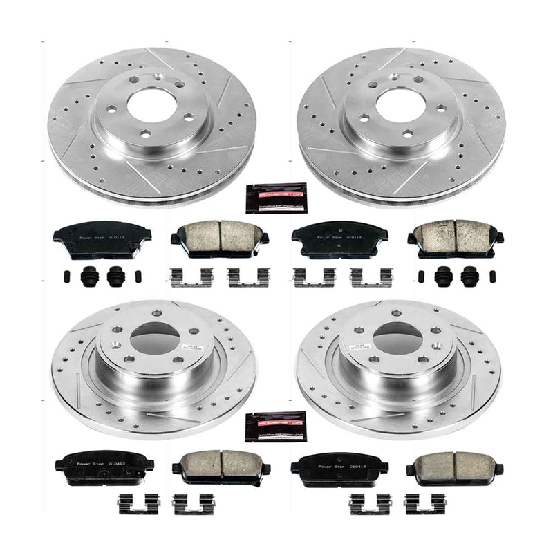 PowerStop Z23 Evolution Sport Brake Upgrade Kits for 2014-2015 CRUZE, 2012-2017 VERANO, 2011-2015 VOLT - K5555 PowerStop Autoparts