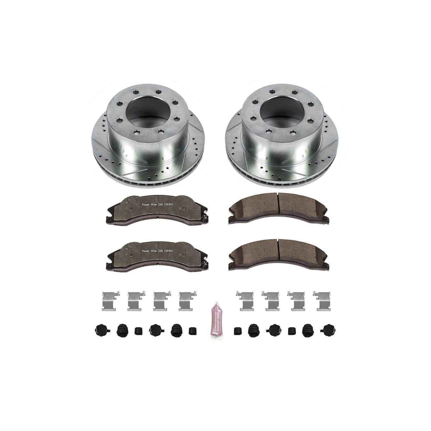 PowerStop Z36 Truck and Tow Brake Upgrade Kits for 2011-2019 SIERRA 3500 HD, SILVERADO 3500 HD - K5562-36