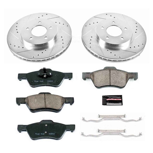 PowerStop Z23 Evolution Sport Brake Upgrade Kits for 2010-2011 TRIBUTE, MARINER, 2010-2012 ESCAPE - K5571 PowerStop Autoparts