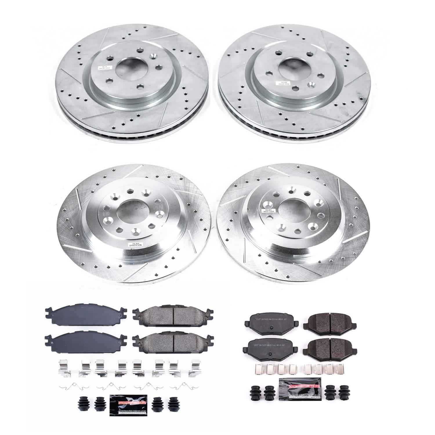 PowerStop Z23 Evolution Sport Brake Upgrade Kits K5584
