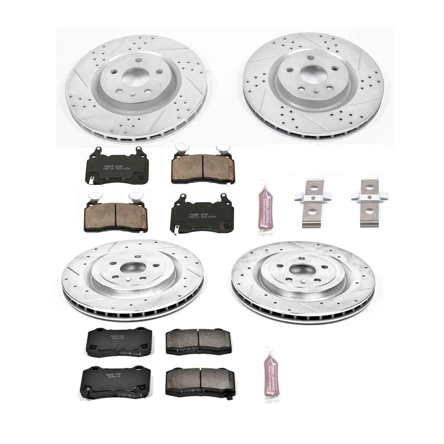 PowerStop Z23 Evolution Sport Brake Upgrade Kits for 2010-2015 CAMARO - K5603