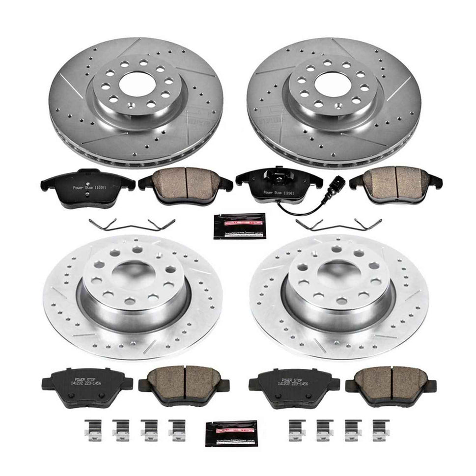 PowerStop Z23 Evolution Sport Brake Upgrade Kits for 2012-2015 PASSAT - K5803