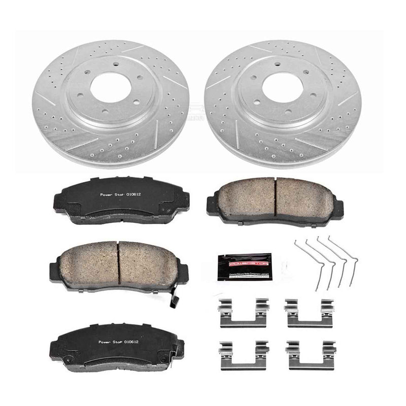 PowerStop Z23 Evolution Sport Brake Upgrade Kits for 2012-2015 ARMADA, 2011-2024 TITAN - K5821 PowerStop Autoparts