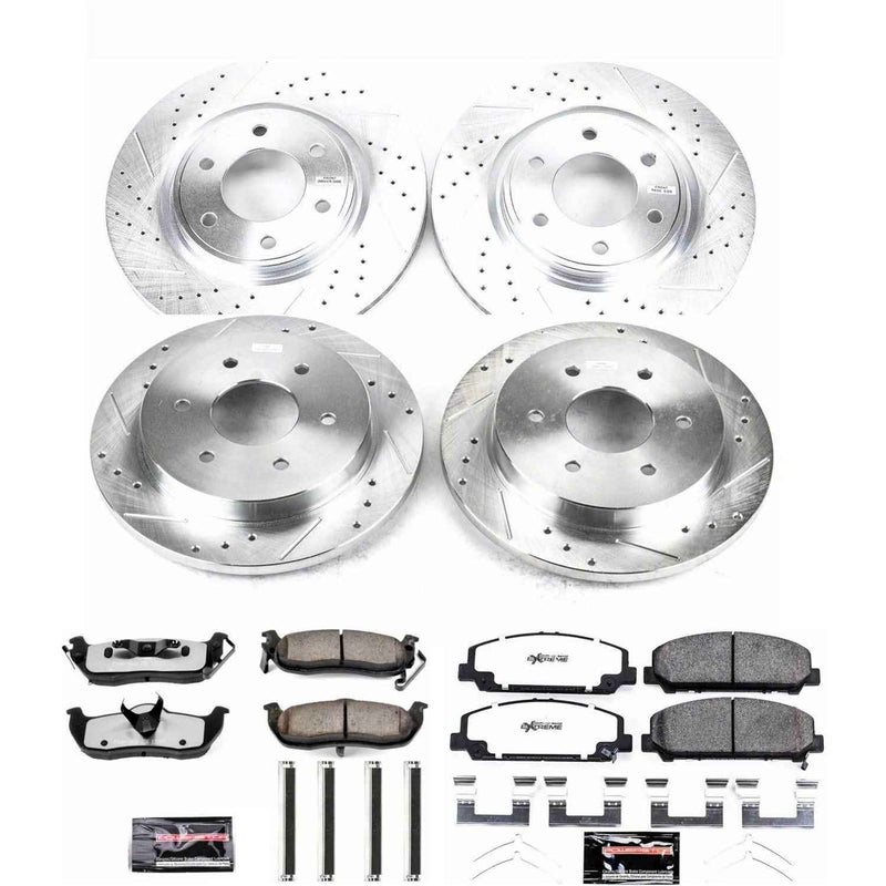 PowerStop Z36 Truck and Tow Brake Upgrade Kits for 2012-2015 ARMADA, 2011-2015 TITAN - K5822-36 PowerStop Autoparts