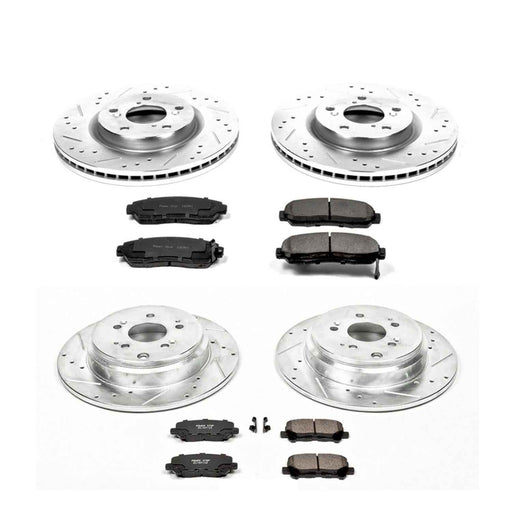 PowerStop Z23 Evolution Sport Brake Upgrade Kits for 2011-2014 ODYSSEY - K5858 PowerStop Autoparts