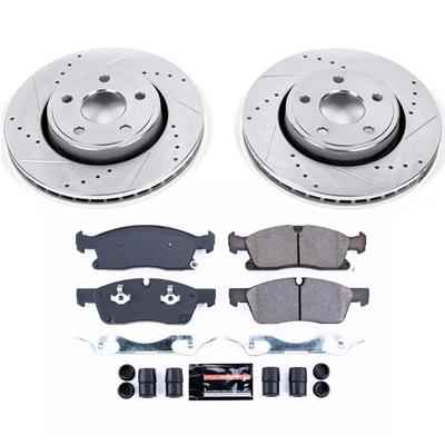PowerStop Z23 Evolution Sport Brake Upgrade Kits for 2011-2020 DURANGO, 2011-2016 GRAND CHEROKEE - K5951