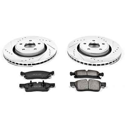PowerStop Z23 Evolution Sport Brake Upgrade Kits for 2011-2020 DURANGO, 2011-2012 GRAND CHEROKEE - K5954