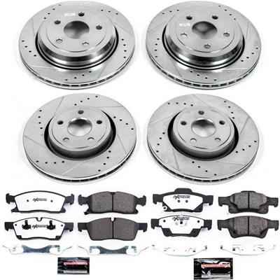 PowerStop Z36 Truck and Tow Brake Upgrade Kits for 2011-2020 DURANGO, 2011-2012 GRAND CHEROKEE - K5955-36