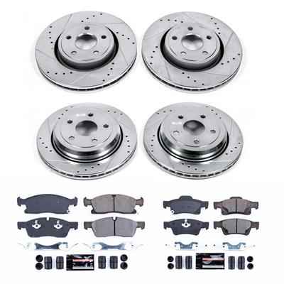 PowerStop Z23 Evolution Sport Brake Upgrade Kits for 2011-2020 DURANGO, 2011-2012 GRAND CHEROKEE - K5955 PowerStop Autoparts