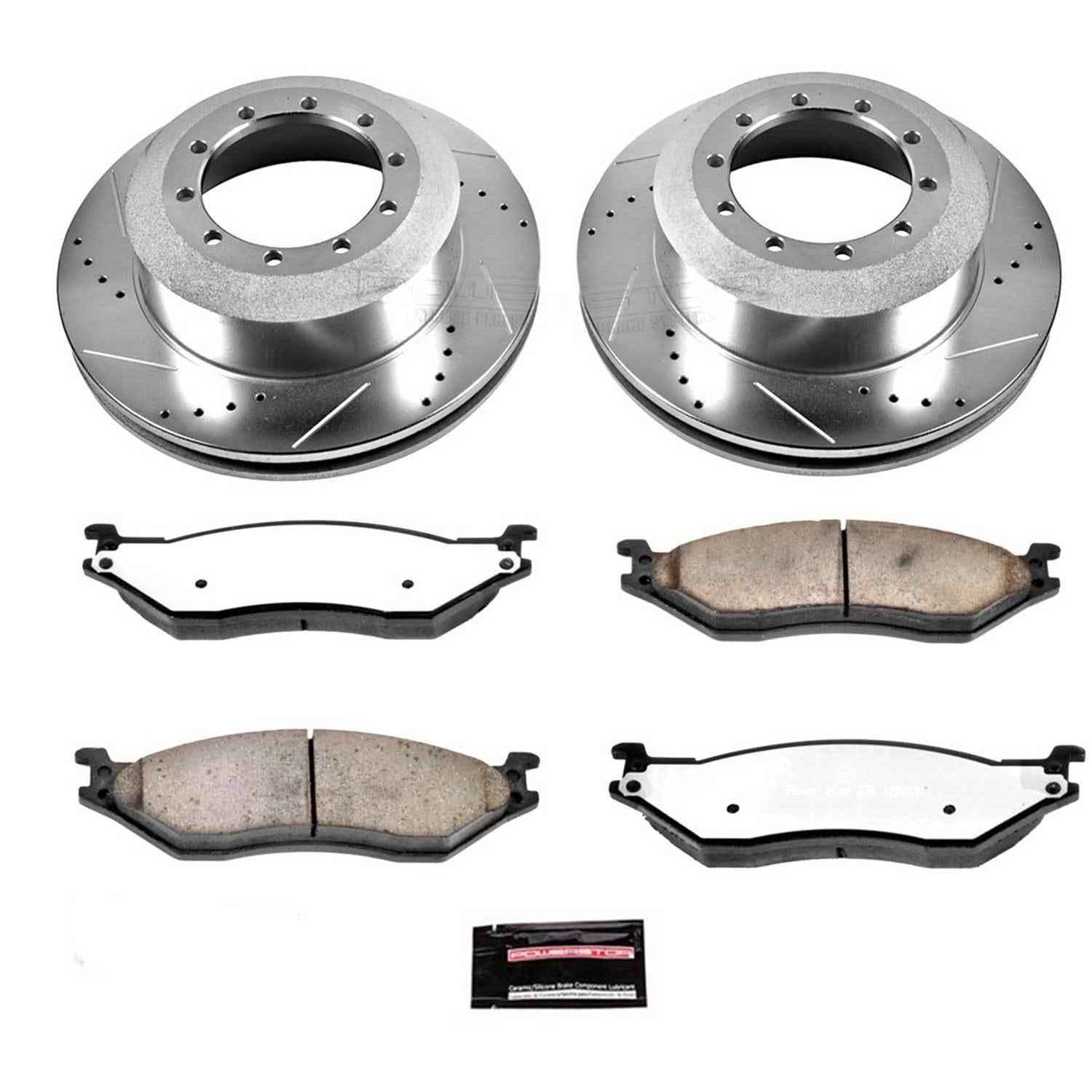 PowerStop Z36 Truck and Tow Brake Upgrade Kits for 2005-2016 F-450 SUPER DUTY, F-550 SUPER DUTY, 2006-2009 LCF - K5966-36