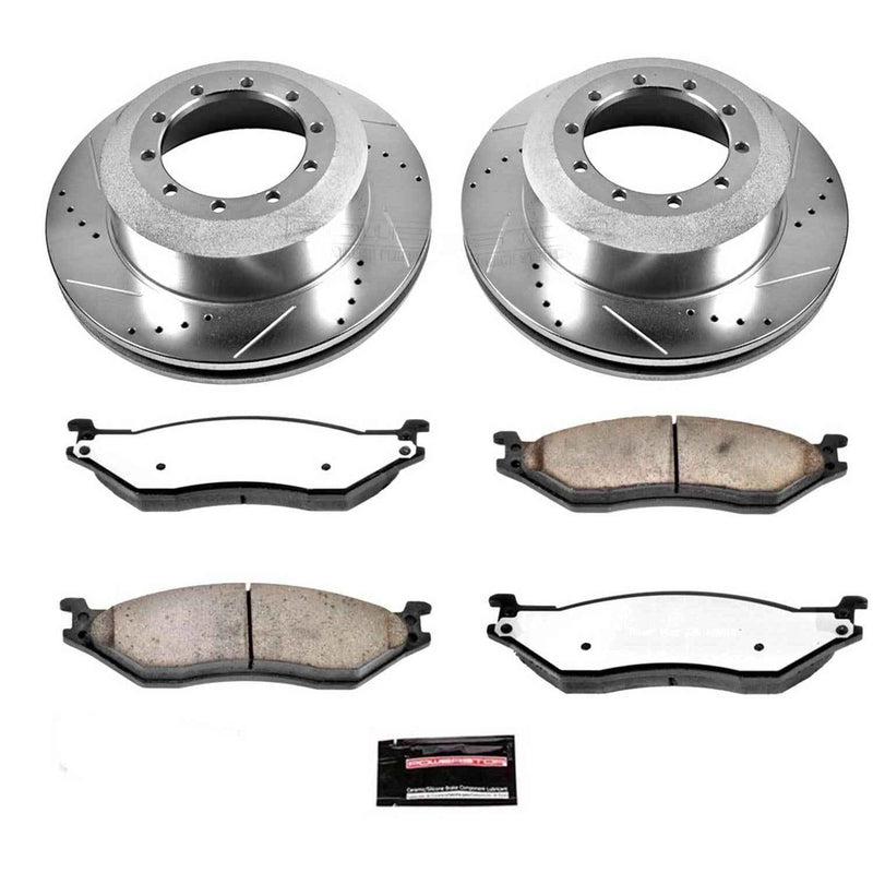 PowerStop Z36 Truck and Tow Brake Upgrade Kits for 2005-2016 F-450 SUPER DUTY, F-550 SUPER DUTY, 2006-2009 LCF - K5966-36 PowerStop Autoparts