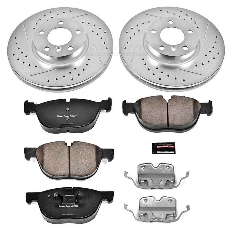 PowerStop Z23 Evolution Sport Brake Upgrade Kits for 2011-2018 X5, 2011-2019 X6 - K6064 PowerStop Autoparts