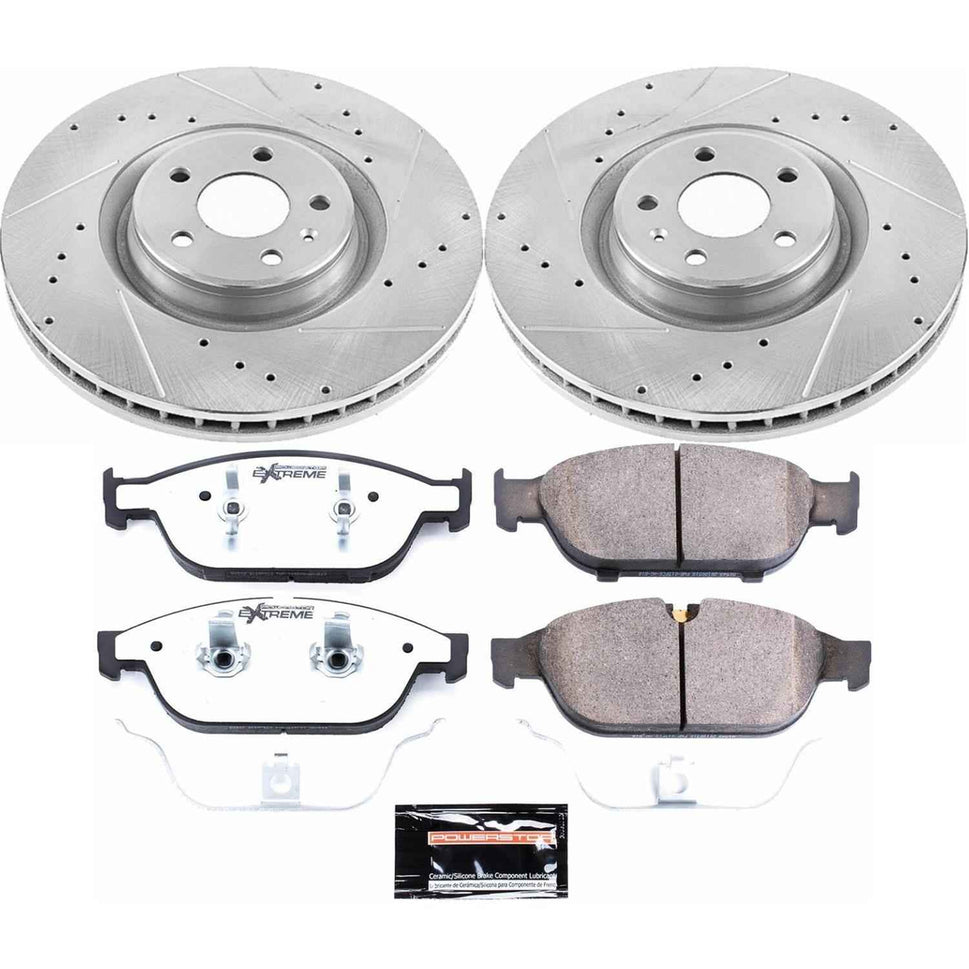 PowerStop Z26 Street Warrior Brake Upgrade Kits for 2012-2018 A7 QUATTRO, A6 QUATTRO, 2016-2018 A6 - K6129-26