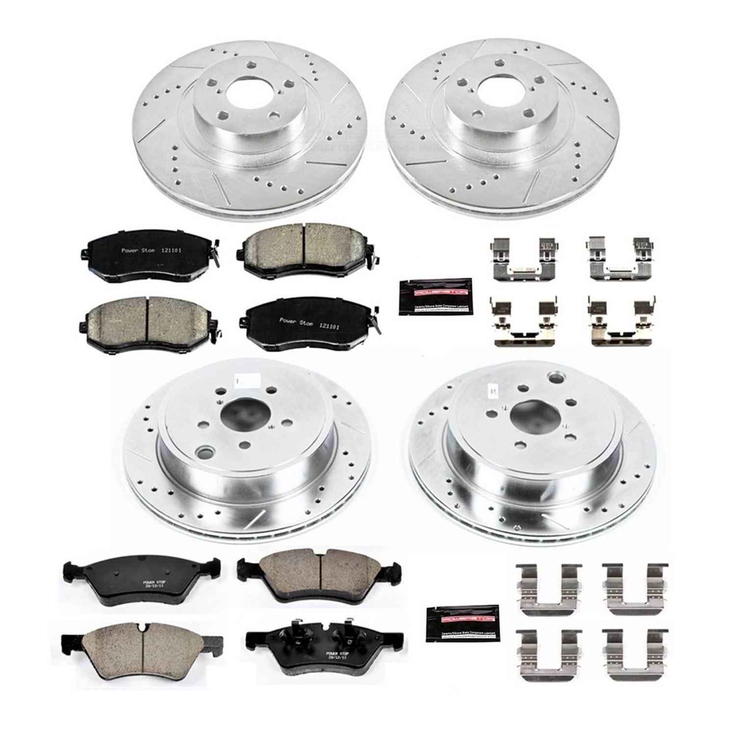 PowerStop Z23 Evolution Sport Brake Upgrade Kits K6164