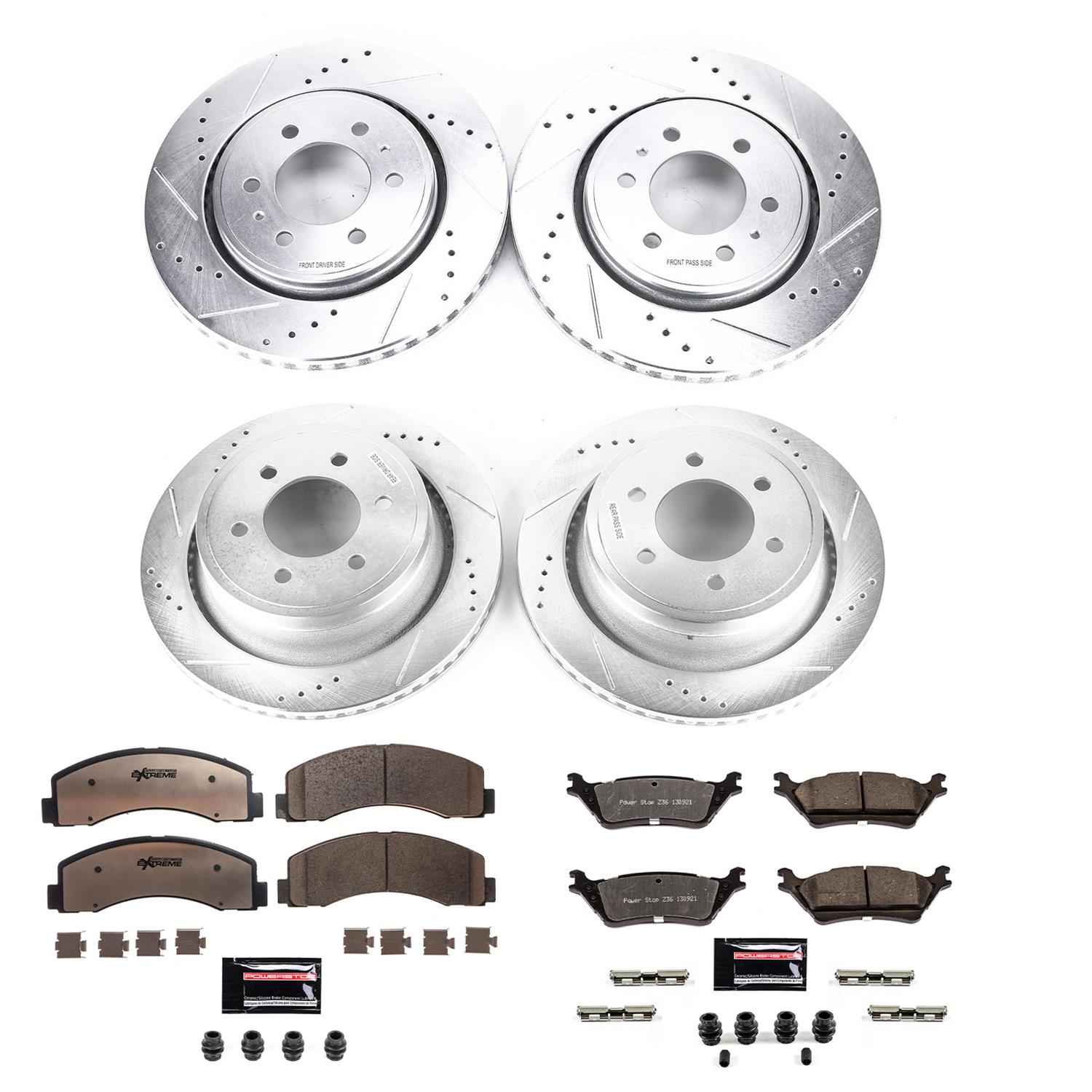 PowerStop Z36 Truck and Tow Brake Upgrade Kits for 2012-2018 F-150 - K6268-36