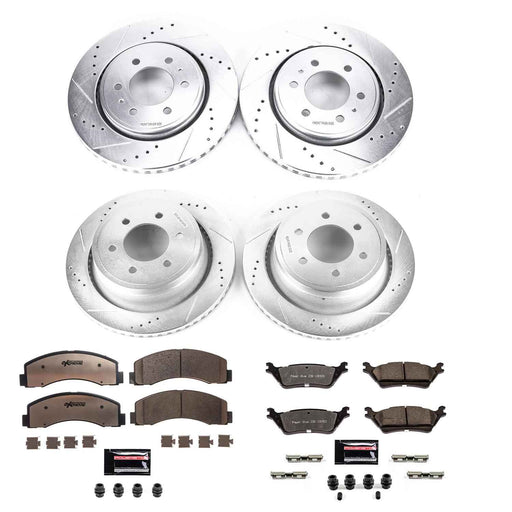 PowerStop Z36 Truck and Tow Brake Upgrade Kits for 2012-2018 F-150 - K6268-36 PowerStop Autoparts