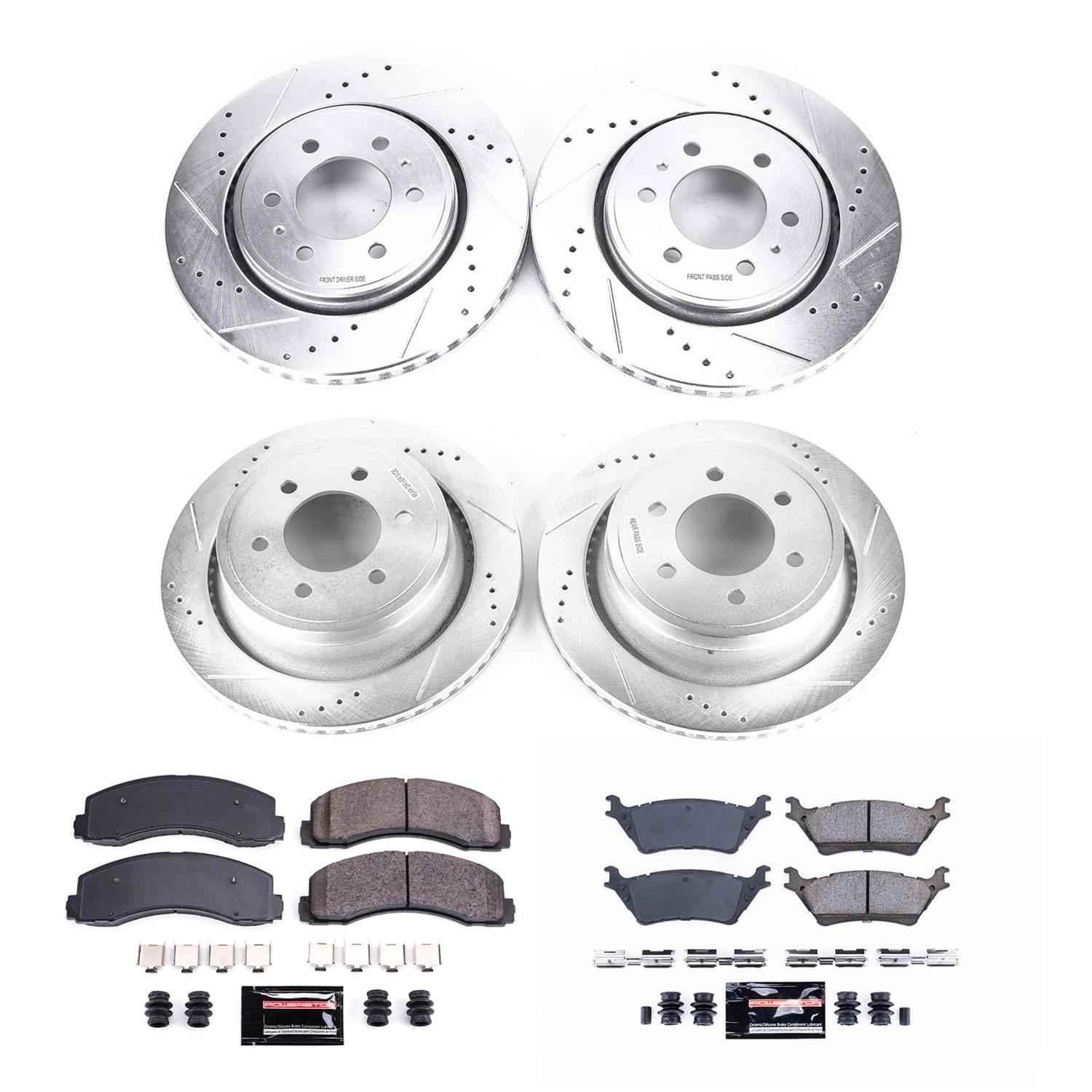 PowerStop Z23 Evolution Sport Brake Upgrade Kits for 2012-2018 F-150 - K6268