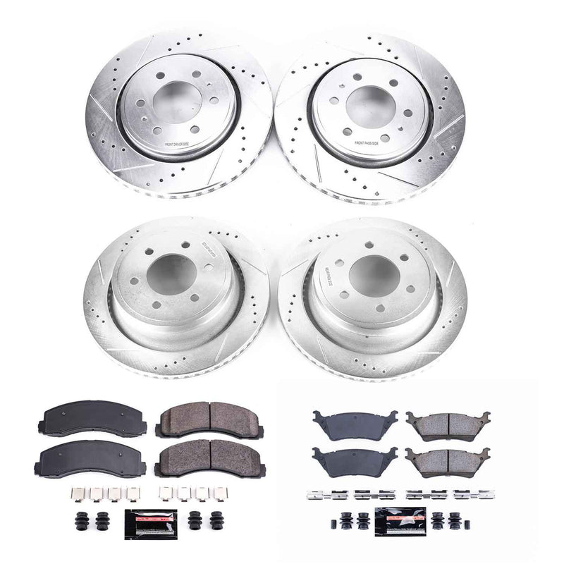 PowerStop Z23 Evolution Sport Brake Upgrade Kits for 2012-2018 F-150 - K6268 PowerStop Autoparts
