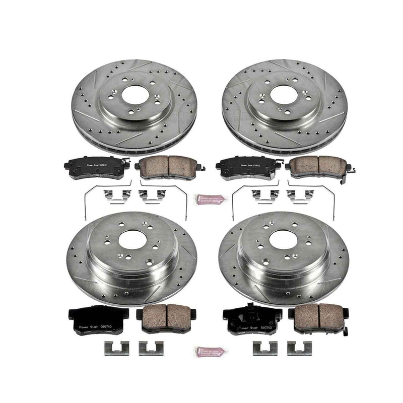 PowerStop Z23 Evolution Sport Brake Upgrade Kits for 2012-2016 CR-V - K6305 PowerStop Autoparts