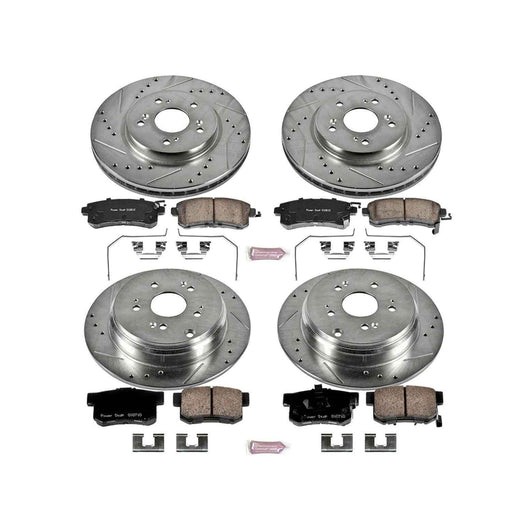 PowerStop Z23 Evolution Sport Brake Upgrade Kits for 2012-2016 CR-V - K6305 PowerStop Autoparts