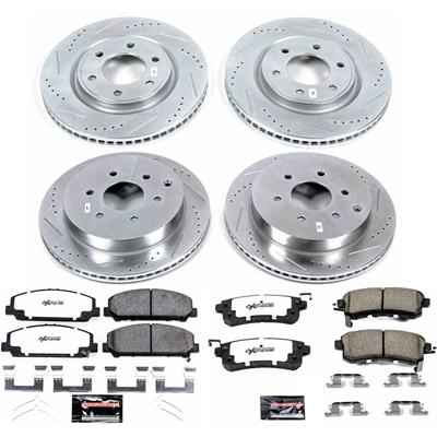 PowerStop Z36 Truck and Tow Brake Upgrade Kits for 2017-2024 ARMADA, 2011-2013 QX56, 2014-2024 QX80 - K6322-36