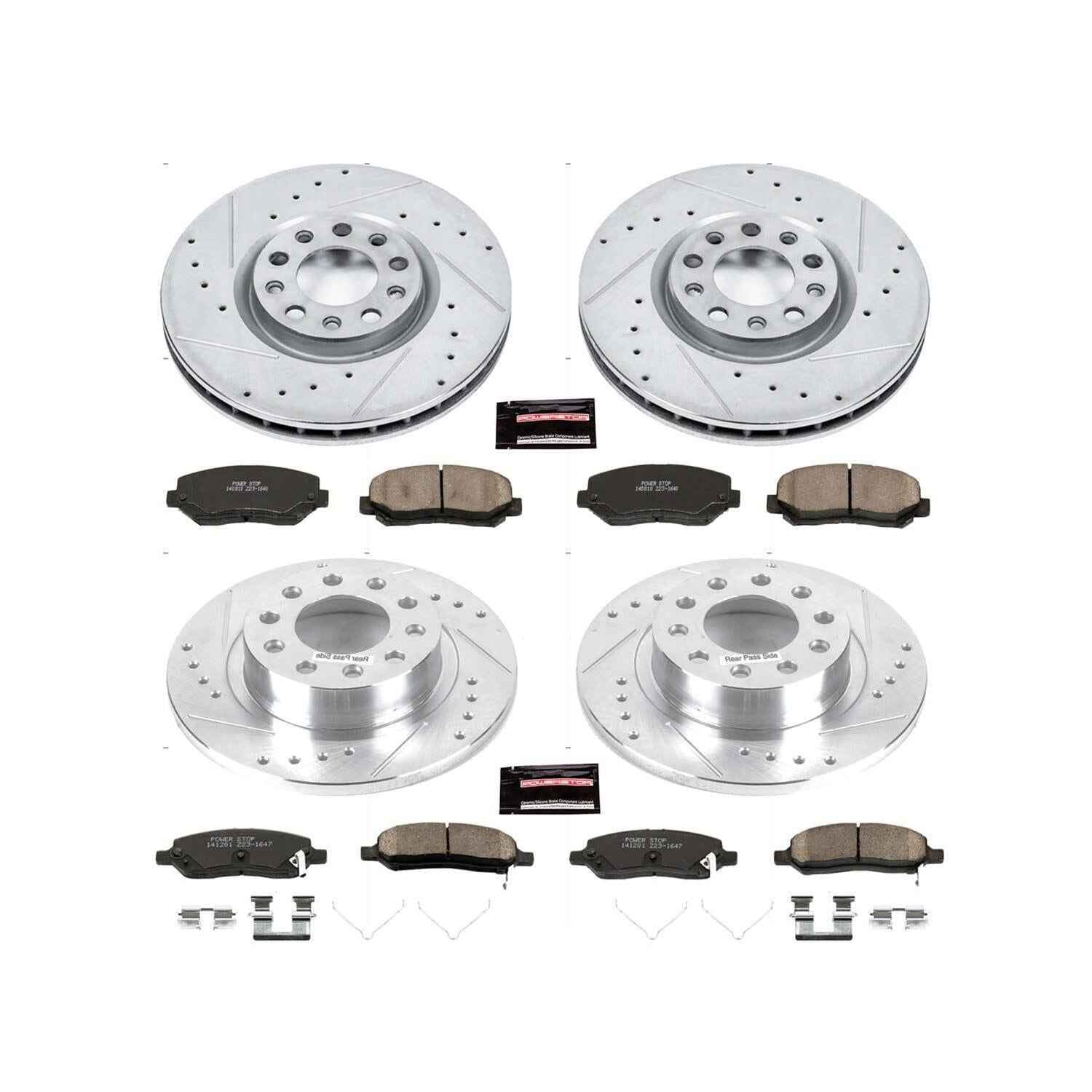 PowerStop Z23 Evolution Sport Brake Upgrade Kits for 2013-2016 DART - K6373