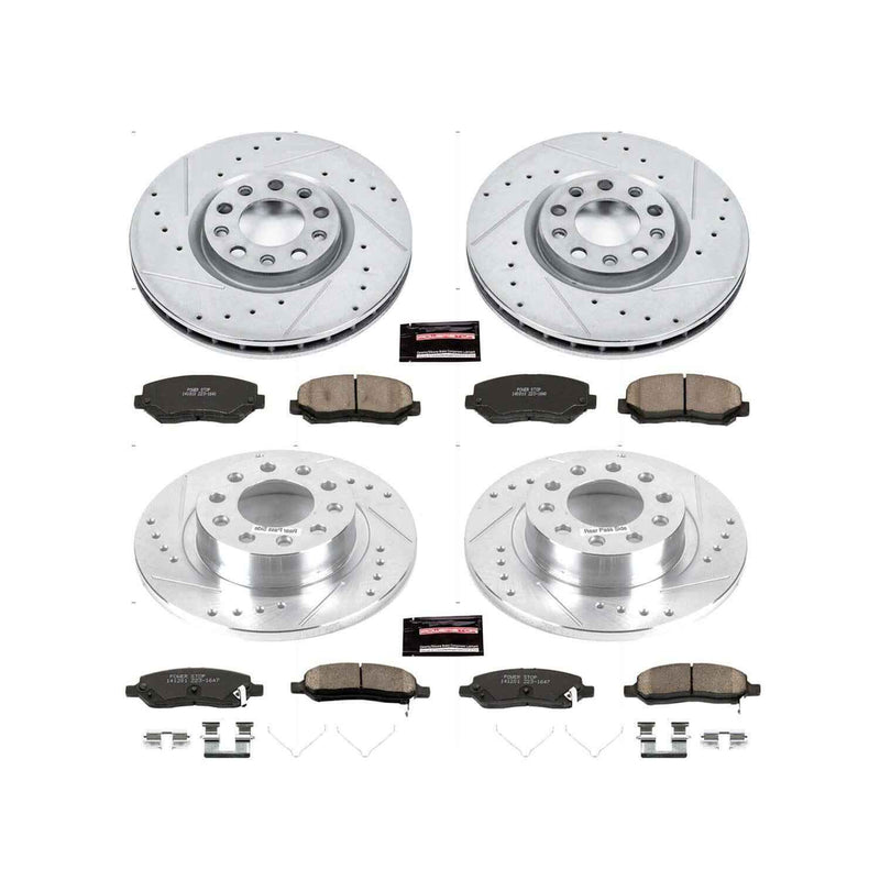 PowerStop Z23 Evolution Sport Brake Upgrade Kits for 2013-2016 DART - K6373 PowerStop Autoparts